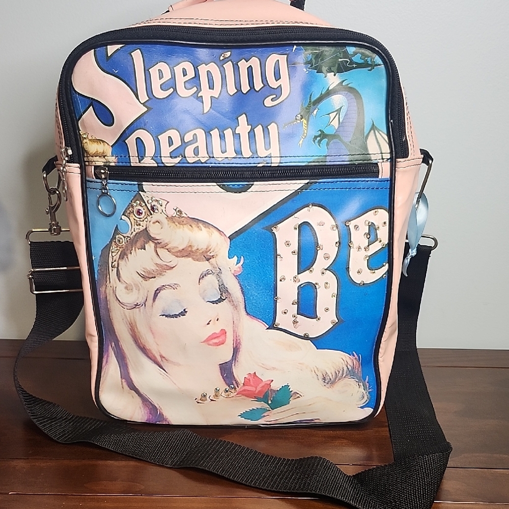 Disney Sleeping Beauty Crossbody Bag - Pink and Blue